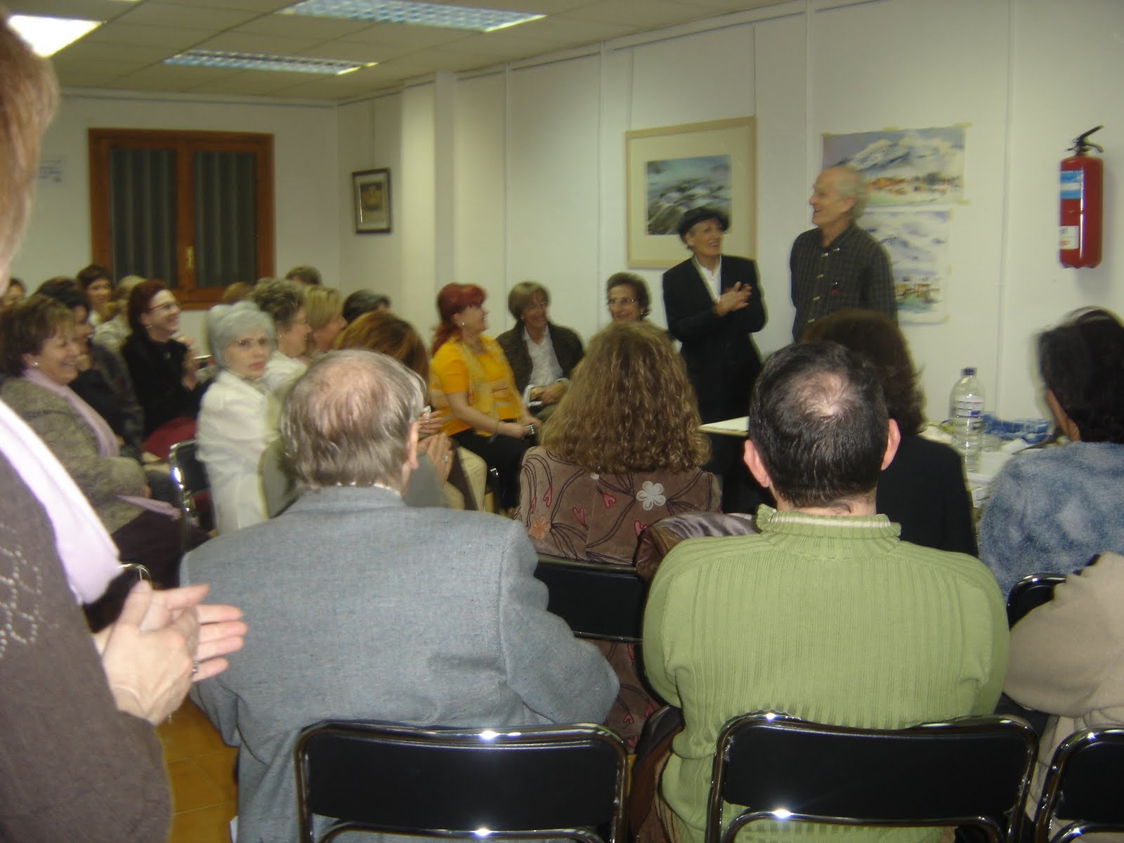 Sede Agrupación de Acuarelistas de Aragón. Demostracción.