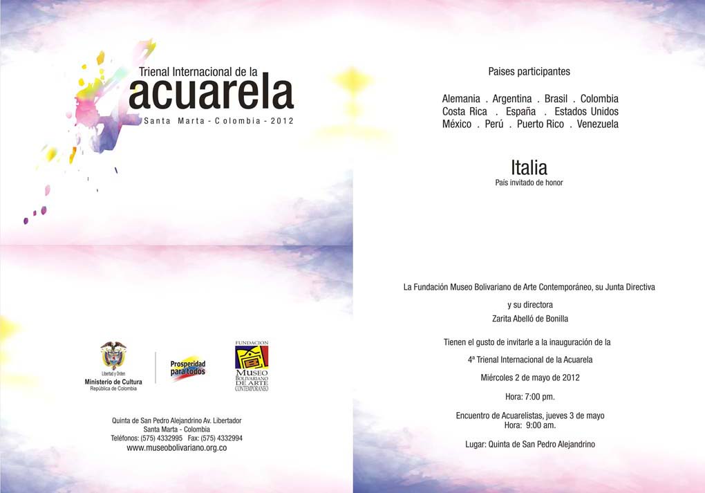 IV Trienal de la Acuarela Museo Bolivariano de Arte Contemporáneo, 2012