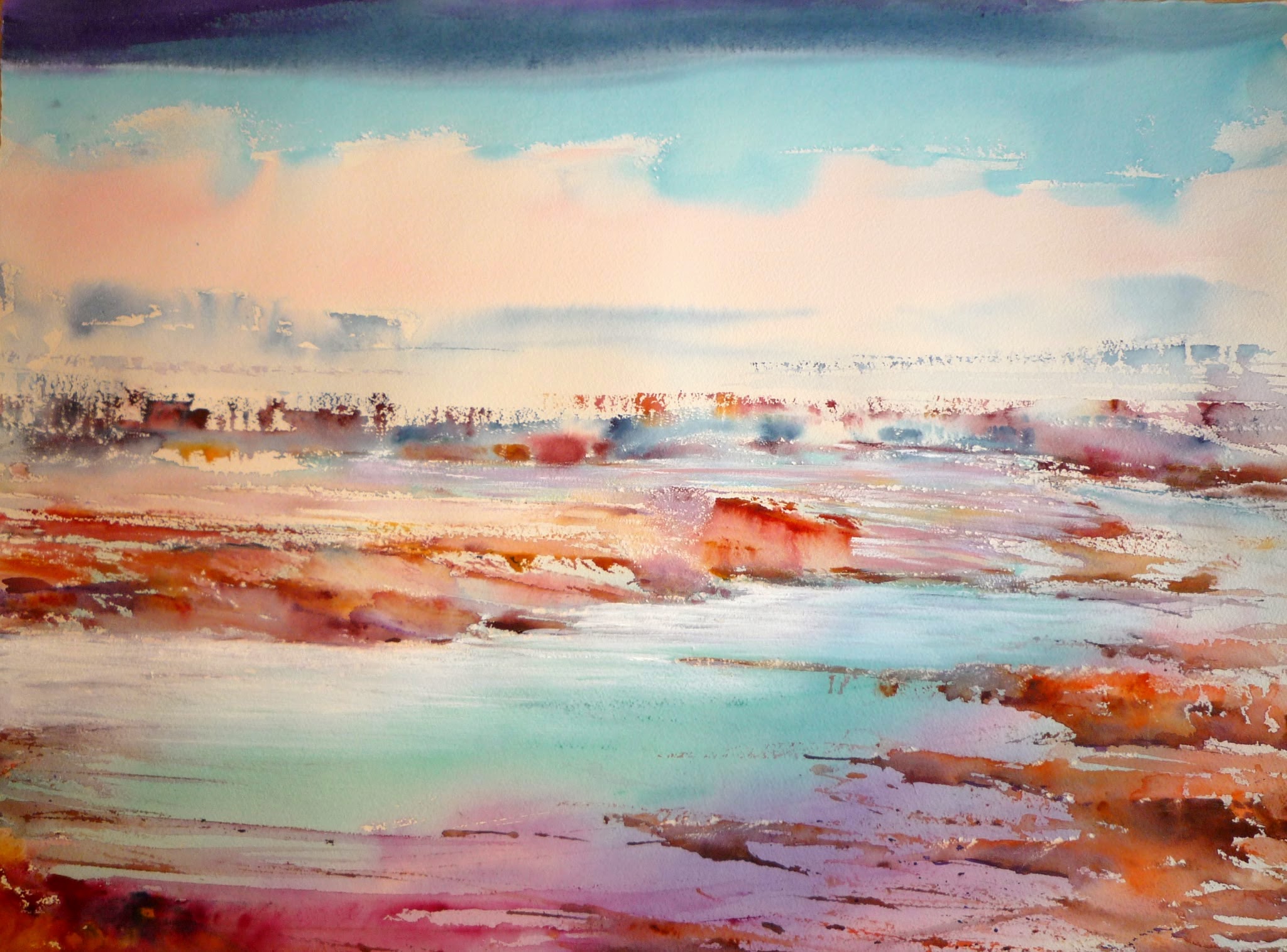 Exposición de pintura colectiva ASPANOA 2014 Zaragoza